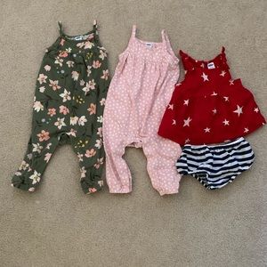 Old navy babygirl bundles 12-18 months